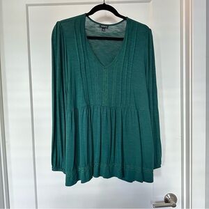 Torrid Peplum Balloon Sleeve Top